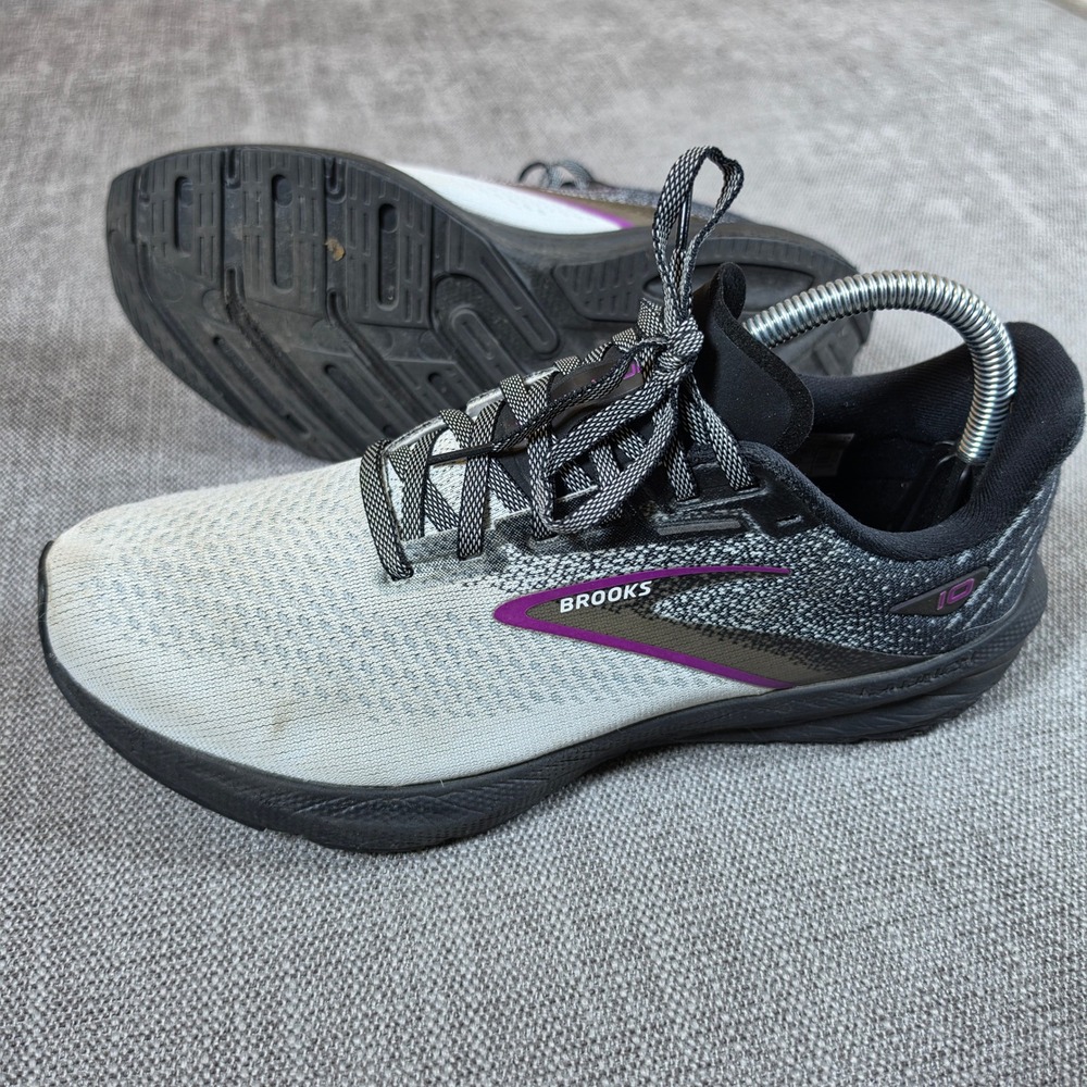 Brooks Launch 10 Running Shoes Women 9.5 Grey Black Purple 1203981B085 qEUC